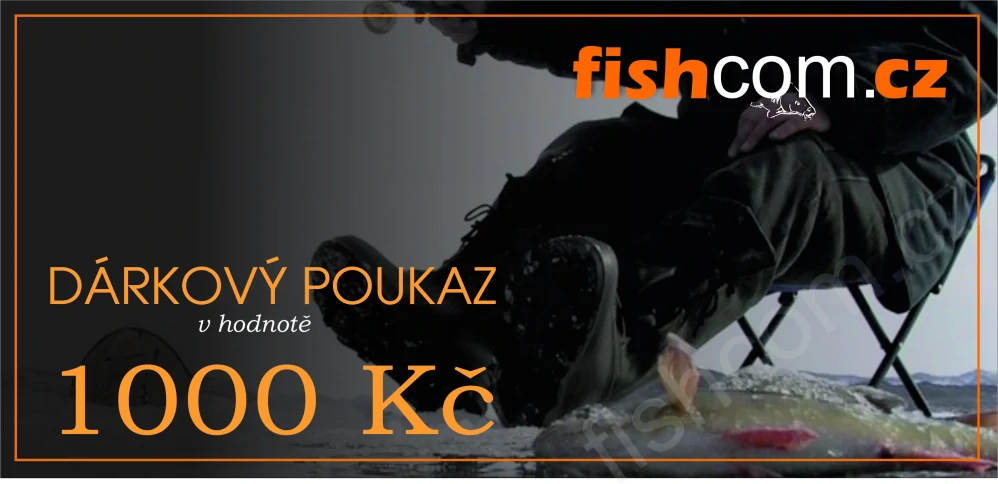 FISHCOM - Dárkový poukaz v hodnotě 1000 Kč
