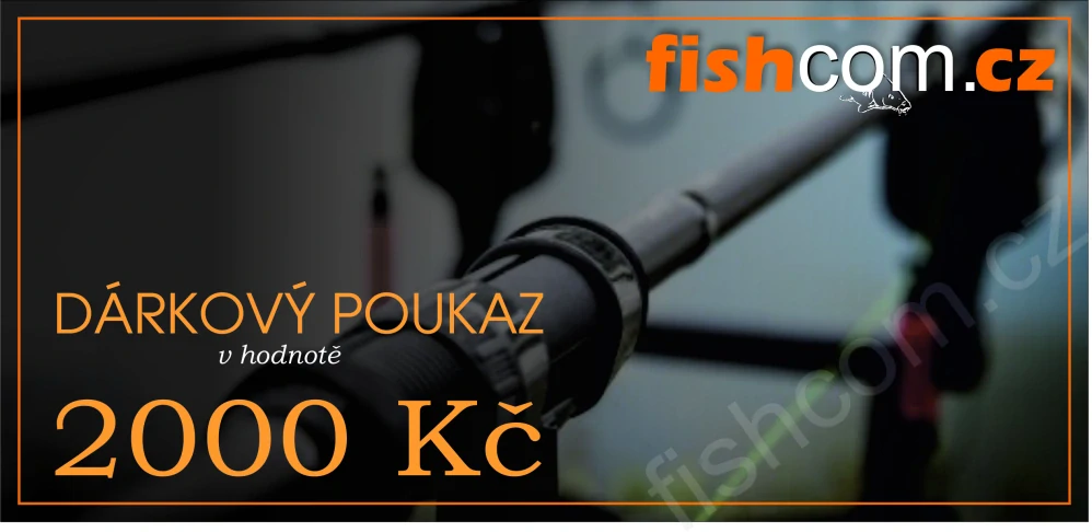 FISHCOM - Dárkový poukaz v hodnotě 2000 Kč