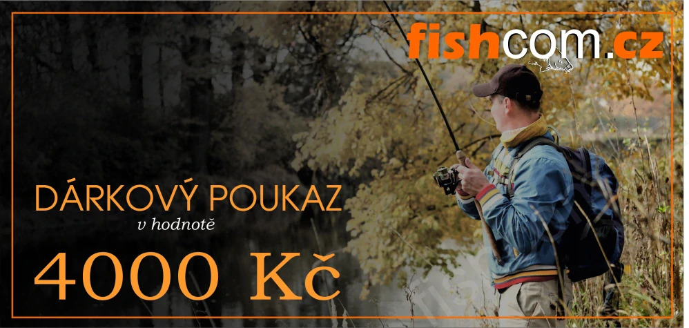 FISHCOM - Dárkový poukaz v hodnotě 4000 Kč