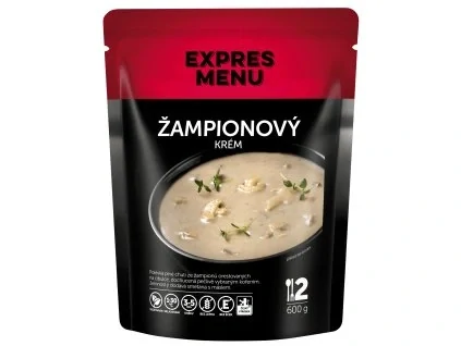 Žampionový krém - 2 porce (600 g)
