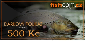FISHCOM - Dárkový poukaz v hodnotě 500 Kč