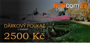 FISHCOM - Dárkový poukaz v hodnotě 2500 Kč