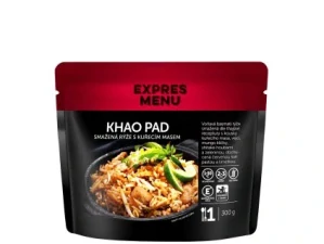 Khao Pad - smažená rýže s kuřecím masem - 1 porce (300 g)