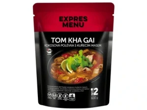 Tom Kha Gai - kokosová polévka s kuřecím masem - 2 porce (600 g)