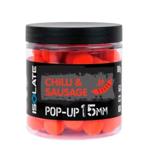SHIMANO - Pop-Up Chilli Sausage 15mm - 80g fluo červená