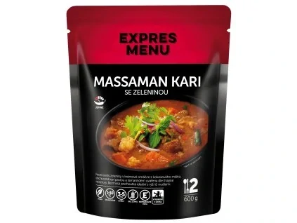 Massaman kari se zeleninou - 2 porce (600 g)
