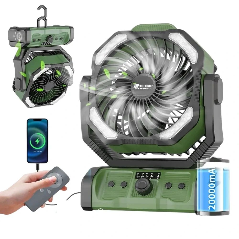 HOLDCARP - Ventilátor Rechargeable DoubleMotor WaterSpray Fan