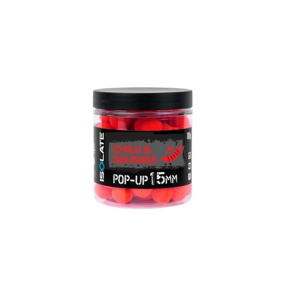 SHIMANO - Pop-Up Chilli Sausage 12mm - 50g fluo červená