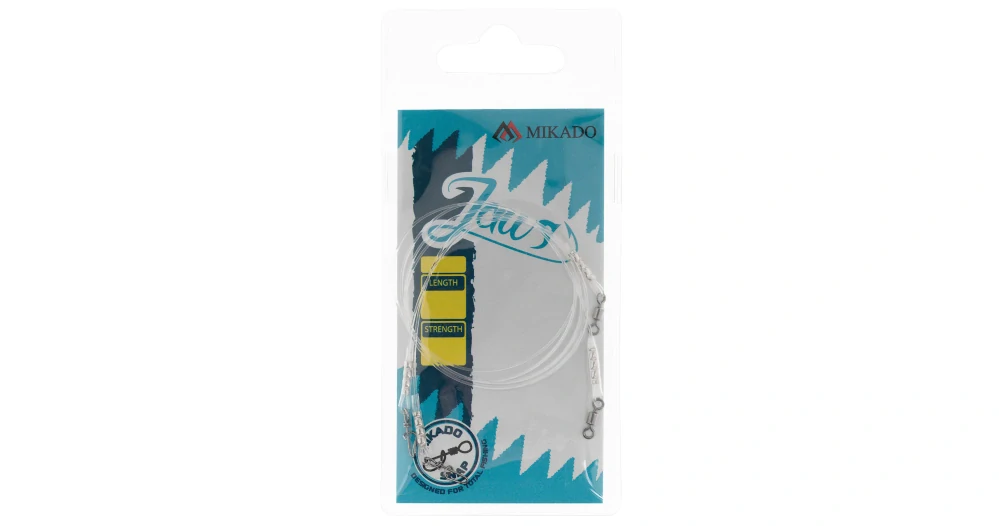 FLUOROCARBONOVÝ NÁVAZEC - JAWS STRONG 45cm/15kg - 2 ks
