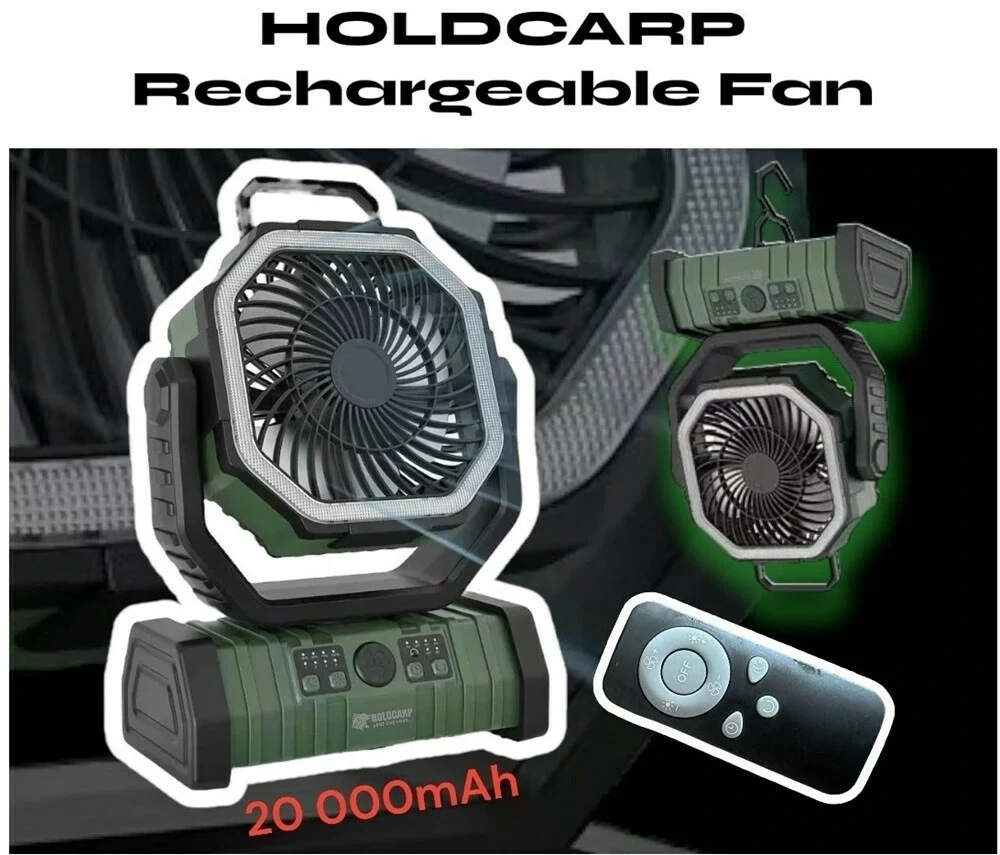 HOLDCARP Větrák Rechargeable Fan